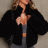 Fashion Cashmere Cardigan Short Jacket Lamb Wool Coat Women - ROUTINE FASHION
